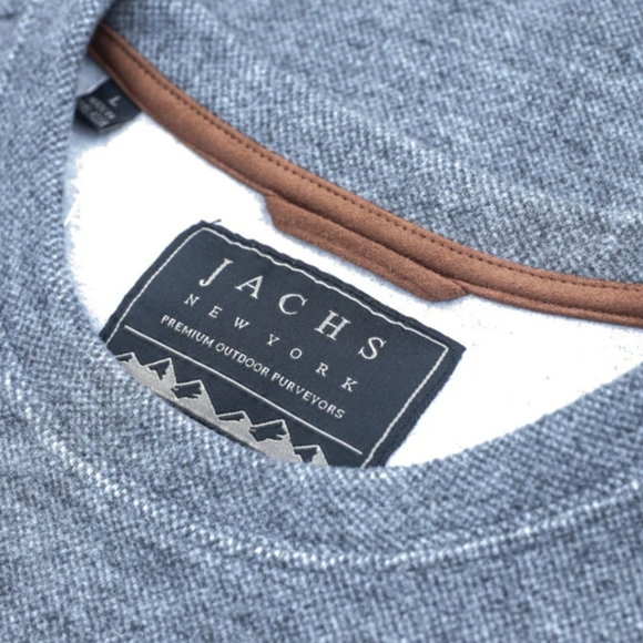 NWT Jachs New York Men’s Crew Neck Super Soft Charcoal Various Size - Picture 3 of 10